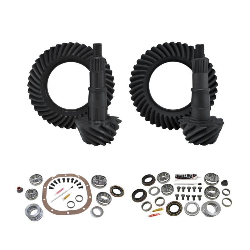 Ford F150 Differential Install Kit - Front & Rear - Yukon Gear & Axle - 3.73 Gear Ratio, 8.8in - `15-`19